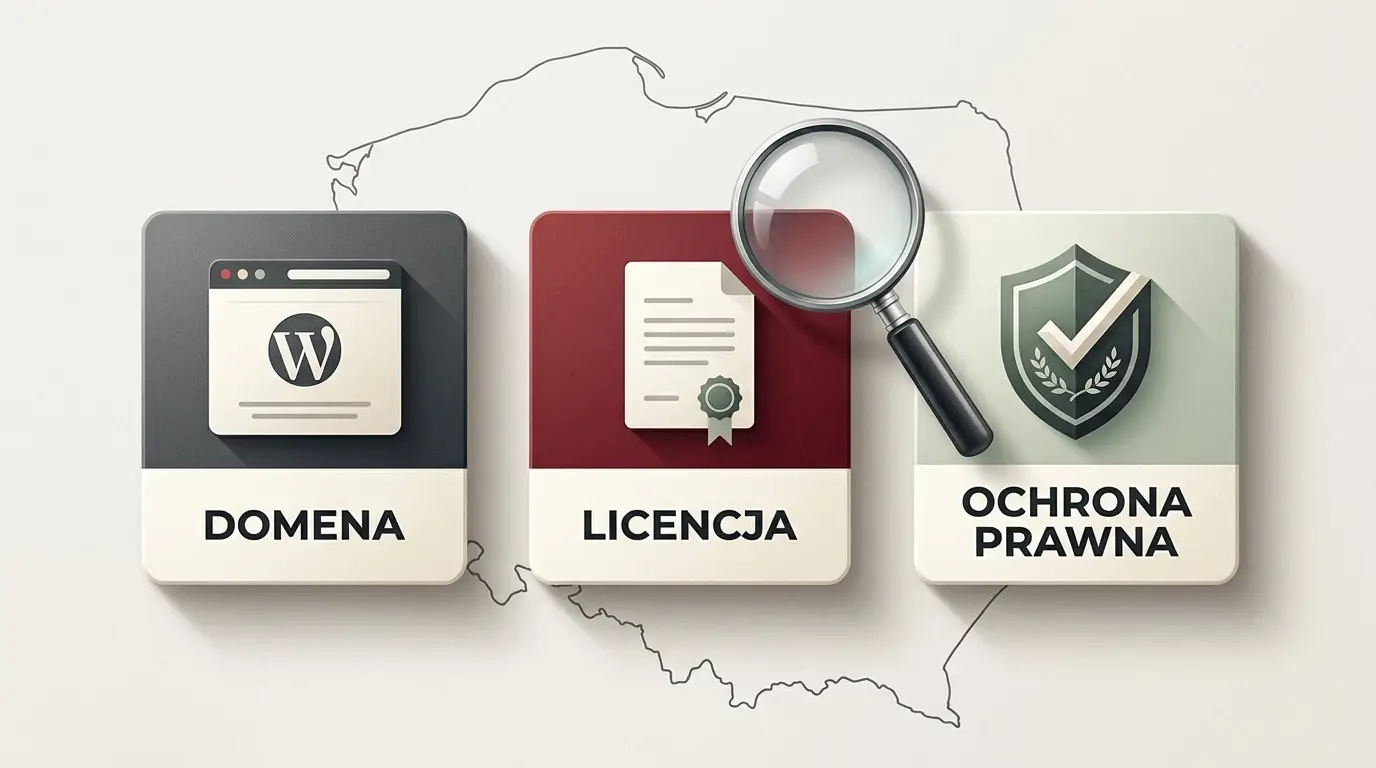 Porównanie dostępności strony, licencji i ochrony prawnej